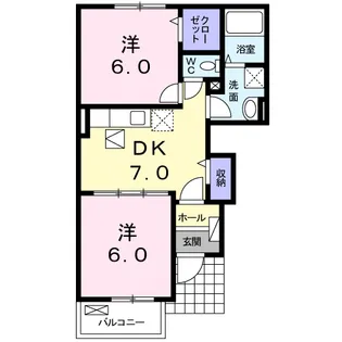 グレイスⅡ【1階】の間取り