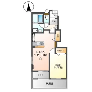 プロニティKS【1階】の間取り
