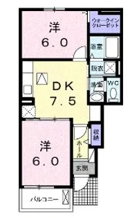 ドリームⅡ【1階】の間取り