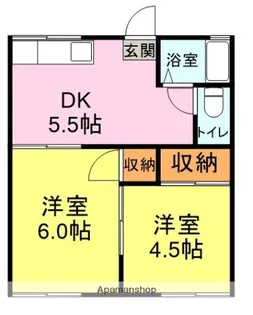 第1藤井コーポ【201号室】の間取り