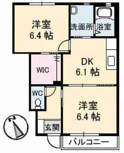 シャーメゾン マニエール【0103号室】の間取り
