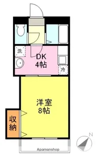 ラフィネ山の田【3階】の間取り