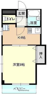 ラフィネ一の宮【2階】の間取り