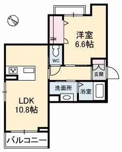 シャーメゾンアレーズⅡ【3階】の間取り