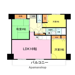 ユニゾン貴船【702号室】の間取り