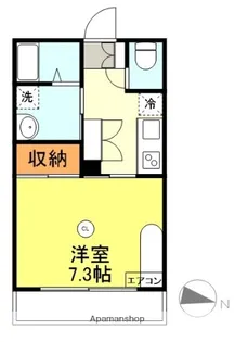ウェルス多賀美Ⅲ【402号室】の間取り
