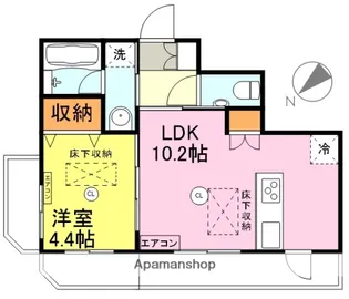 ルネスタワー新下関【703号室】の間取り