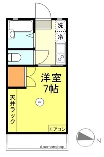 1Kの間取り画像