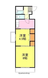 ウェルス武久N【501号室】の間取り