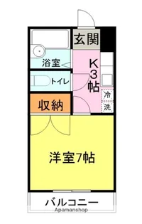 Fハイツ【207号室】の間取り