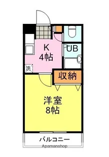 ウェルタウンみわ 1号館【501号室】の間取り