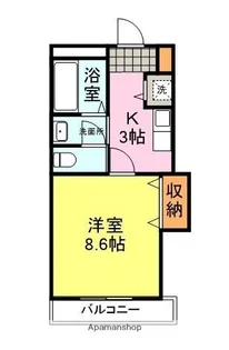 ペルソナ新下関【303号室】の間取り