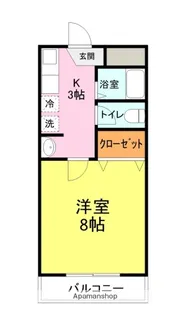 ジ・プリメーラ新下関【505号室】の間取り