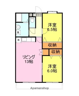 サバービア綾羅木Ⅱ【302号室】の間取り