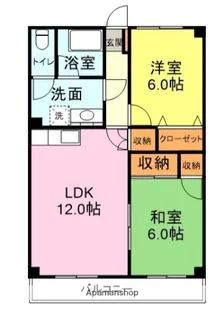 フェリス一の宮【5階】の間取り