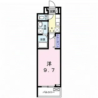 グランドールⅢ【2階】の間取り