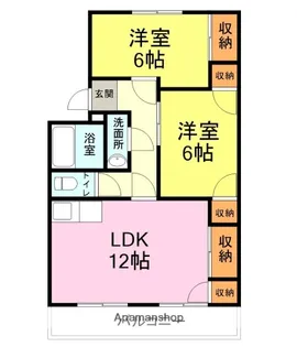 オークヒルズ【207号室】の間取り