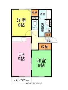 アーバンクロッカス2【103号室】の間取り