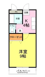 レジデンス貴船【102号室】の間取り