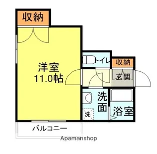 エトワール山の田【305号室】の間取り
