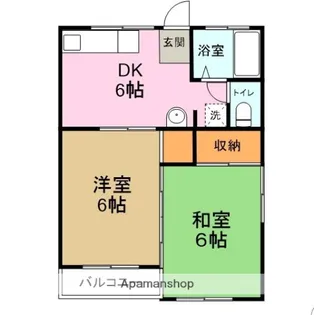 サンハイツ児玉【2階】の間取り