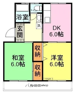 サンハイツ森本3号館【403号室】の間取り