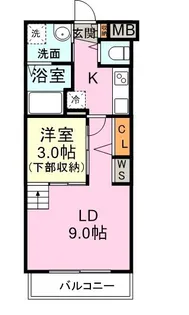 コンダクトレジデンス丸山SOUTH【305号室】の間取り