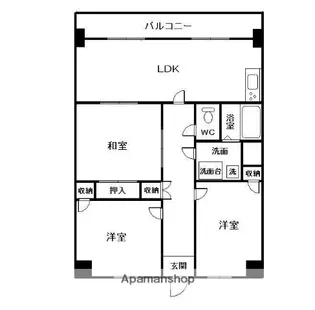 ヒルサイドコートⅡ【3階】の間取り