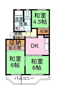 クリーンハイツ【201号室】の間取り