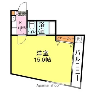ピュアキャッスル【402号室】の間取り