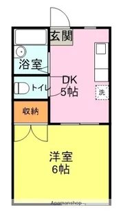 レジデンス・トミ【102号室】の間取り