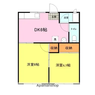 永田アパート【102号室】の間取り