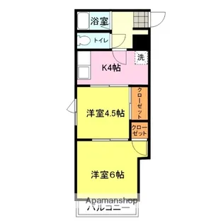 WEALTH新下関【501号室】の間取り