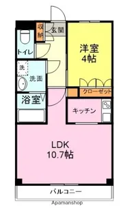 VIEW TERRACE N・R【2階】の間取り