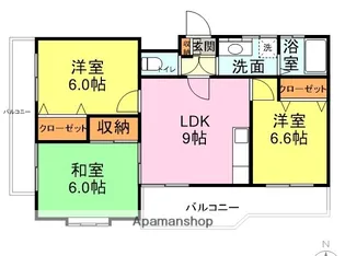 エクセレントウエムラ【1階】の間取り