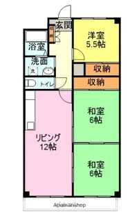 3LDKの間取り画像