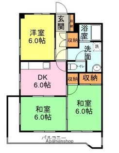 マンションヴィラ【2階】の間取り