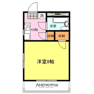 Uハイム【205号室】の間取り