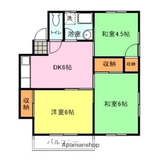 今浦ハイツⅠ【301号室】の間取り