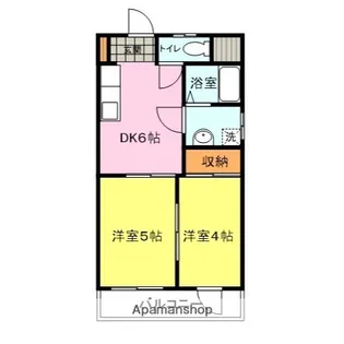 アスリートビル【303号室】の間取り