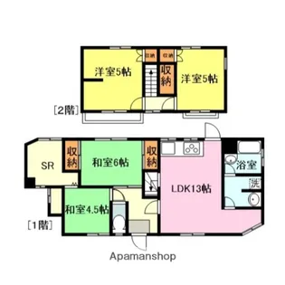 山口県下関市幡生本町【一戸建】の間取り