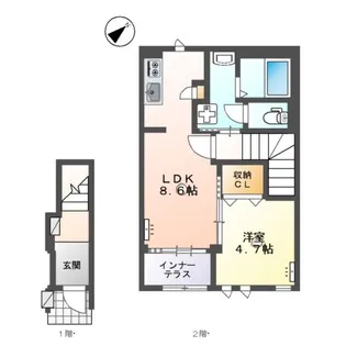 メゾン和【2階】の間取り