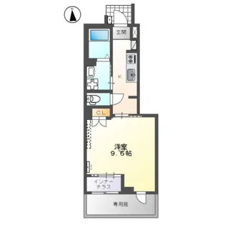 クローバー・サーティ【102号室】の間取り