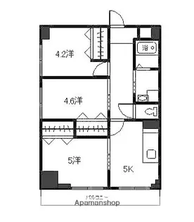 LIEN伊倉本町【202号室】の間取り