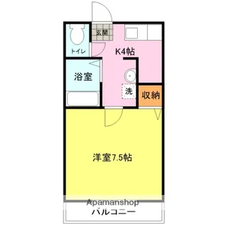 グローブ【203号室】の間取り