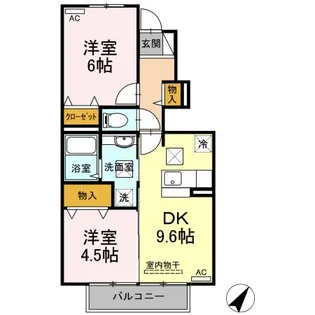 レイジー コータン レイジー【1階】の間取り