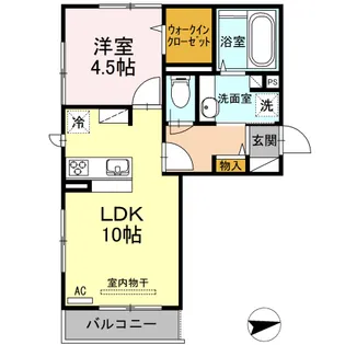 リヴェール コート【2階】の間取り