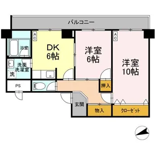 グレイスハイツ今浦【7階】の間取り