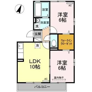 エントピア B棟【1階】の間取り