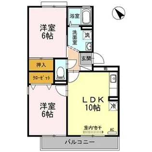 グランドソレーユ長府 C棟【1階】の間取り